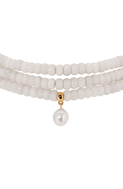 Marina Layers Beaded Necklace