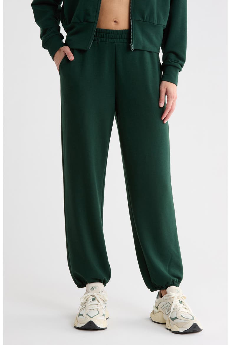 Cozy Whisper Joggers, Main, color, GREEN PARK