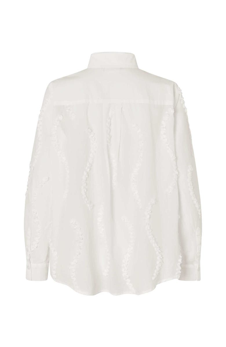 Masai Copenhagen MaImma 100% Cotton Long Sleeve Shirt, Alternate, color, Jet Stream