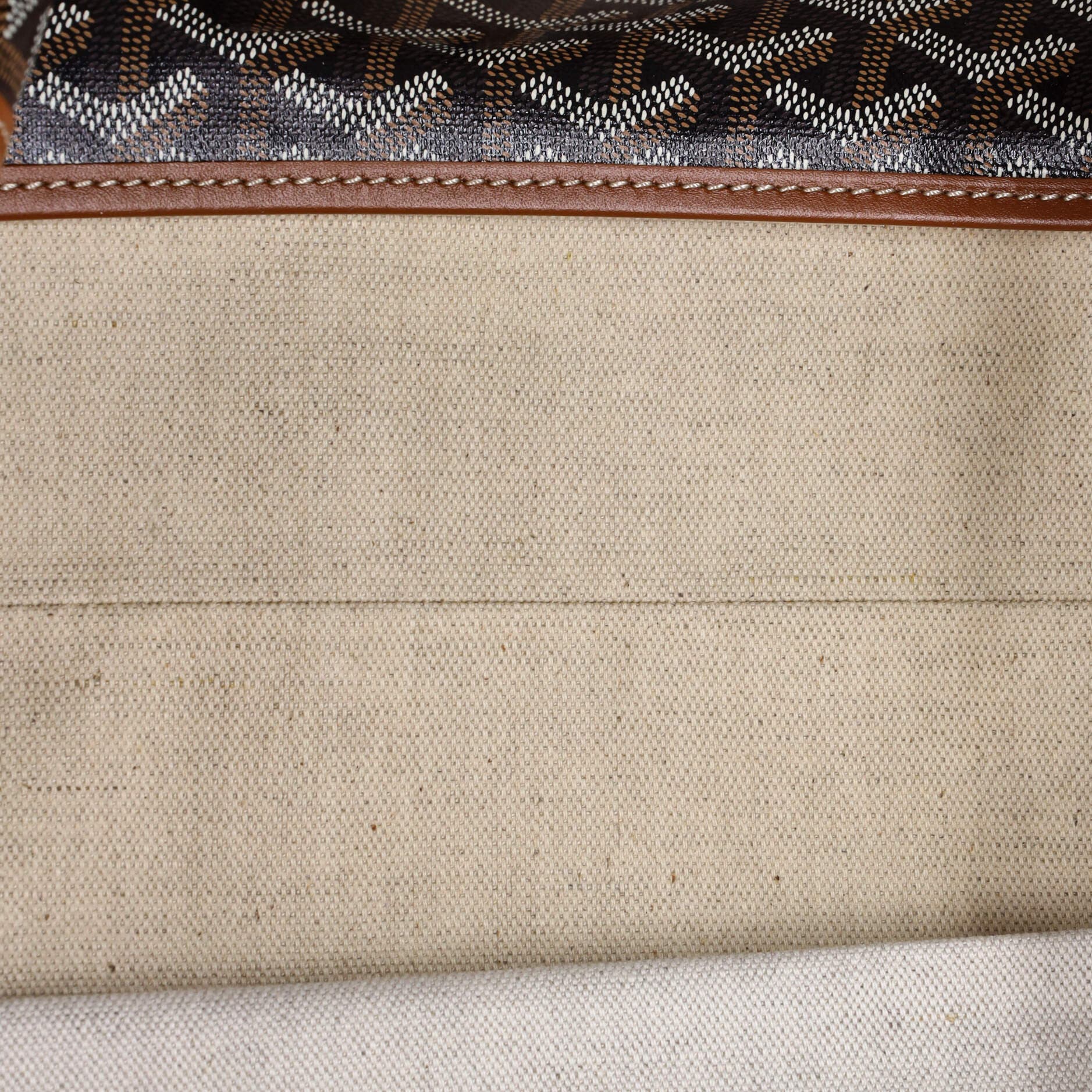 Pre-Owned Goyard Bellechasse Bag Leather PM, Alternate, color, 