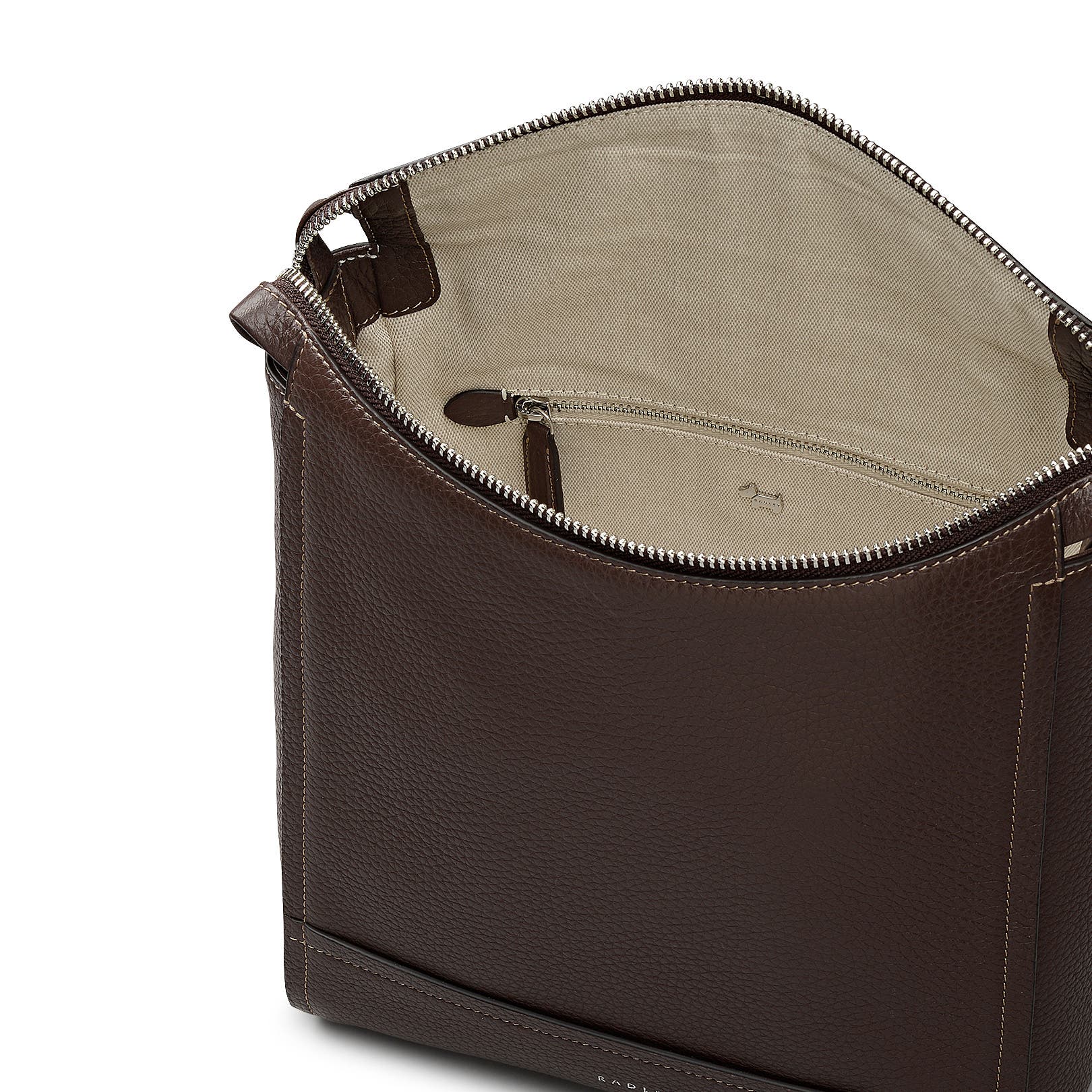 Radley Oak Street Small Ziptop Backpack, Alternate, color, Dark Oak