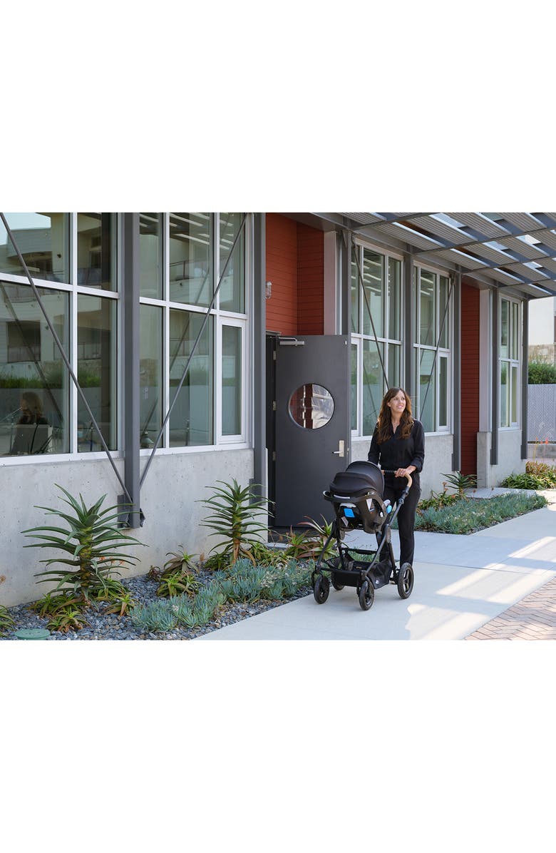 Bumbleride Era Reversible Stroller & Clek Liing Railroad Ziip Travel System Car Seat Set, Alternate, color, Black