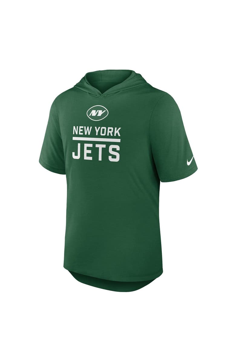 Nike Men's Nike Green New York Jets Lockup Tri-Blend Hoodie T-Shirt, Alternate, color, Green