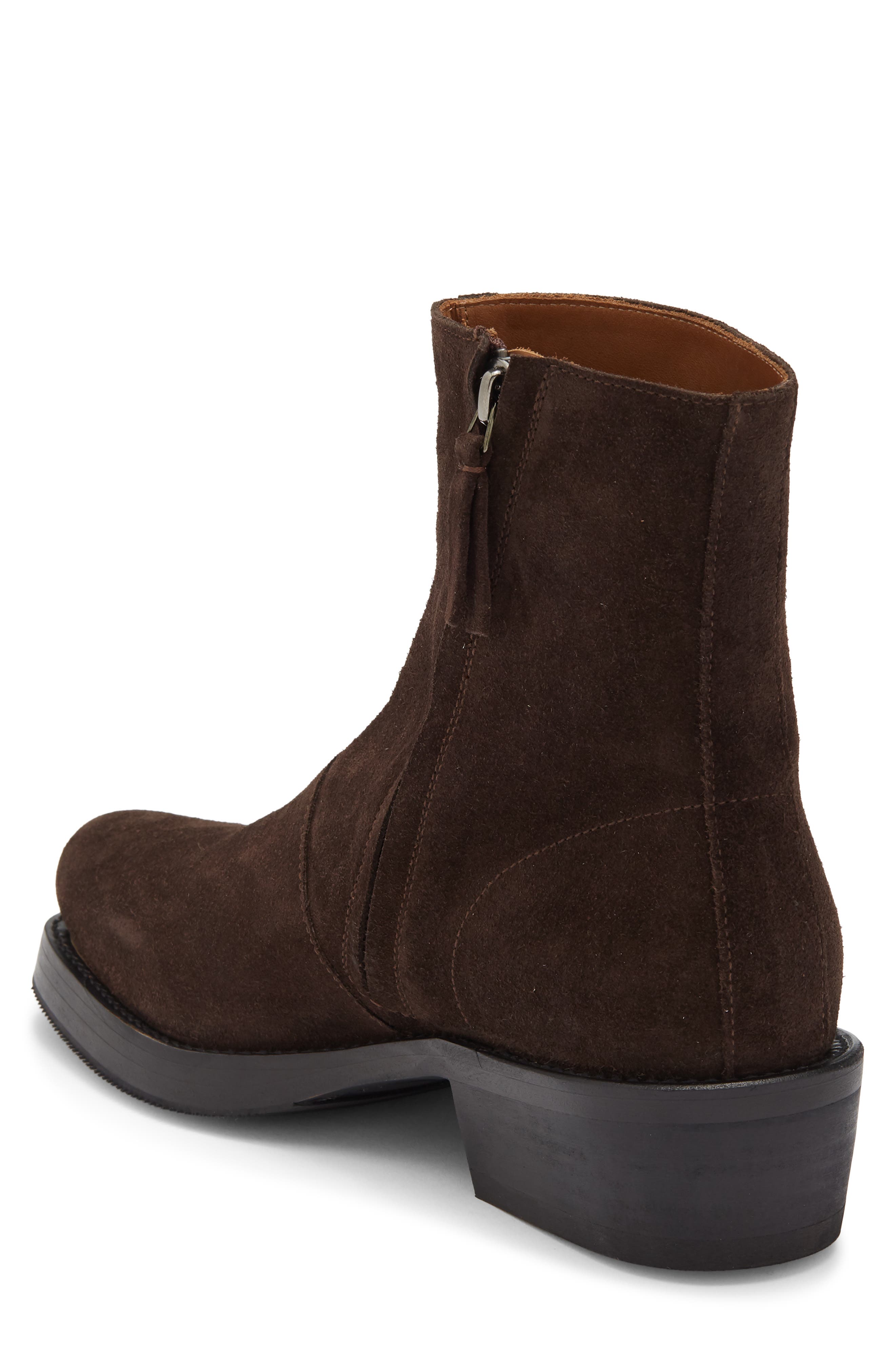 Charro Boot, Alternate, color, BROWN SUEDE