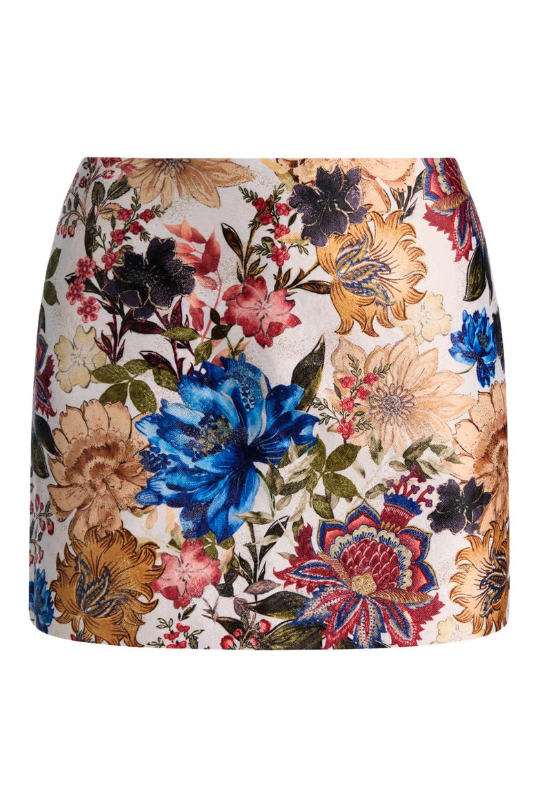 Rubi Floral Micro Miniskirt, Alternate, color, FLNPETLSSM