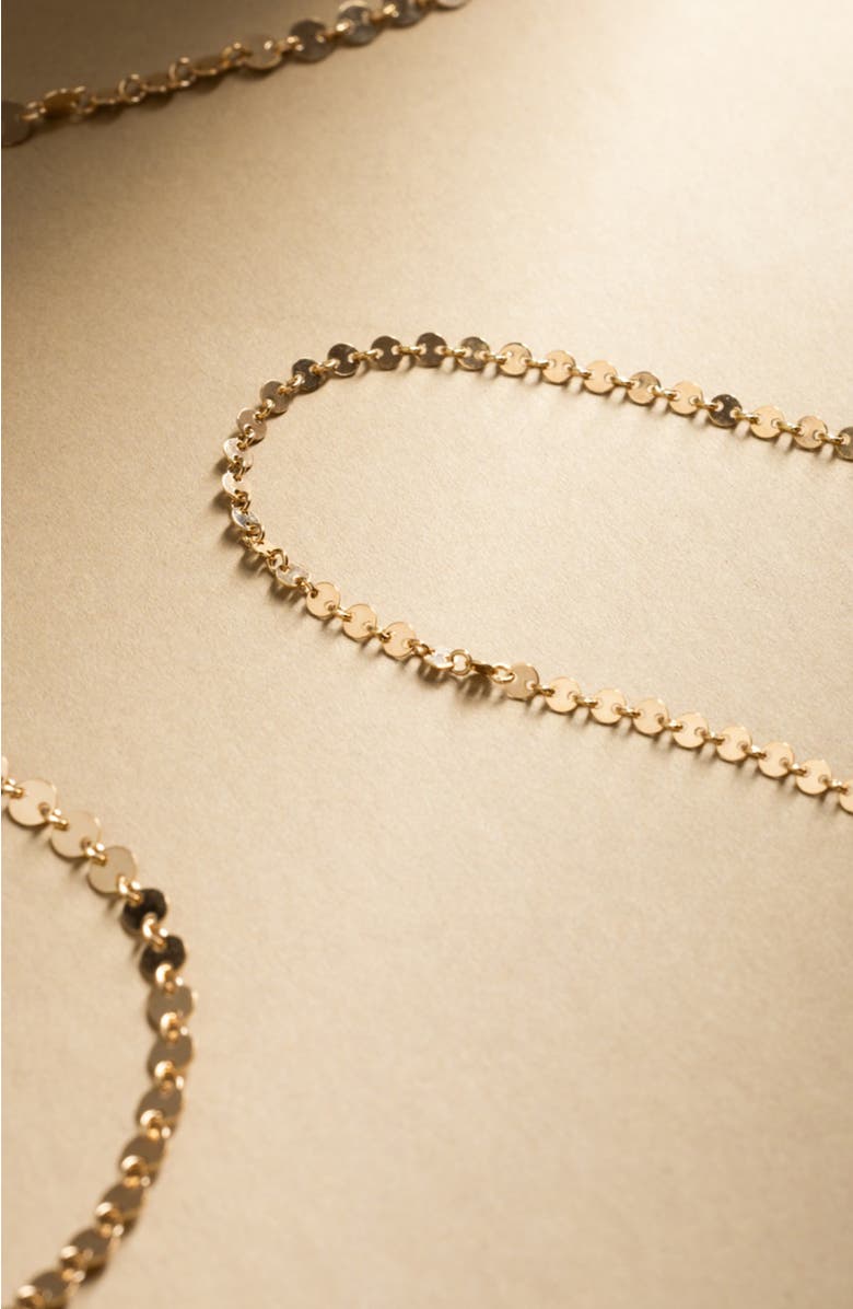 MADE BY MARY Mini Poppy Choker Necklace, Alternate, color, Gold Filled