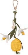 Brahmin Lemon Leather Bag Charm