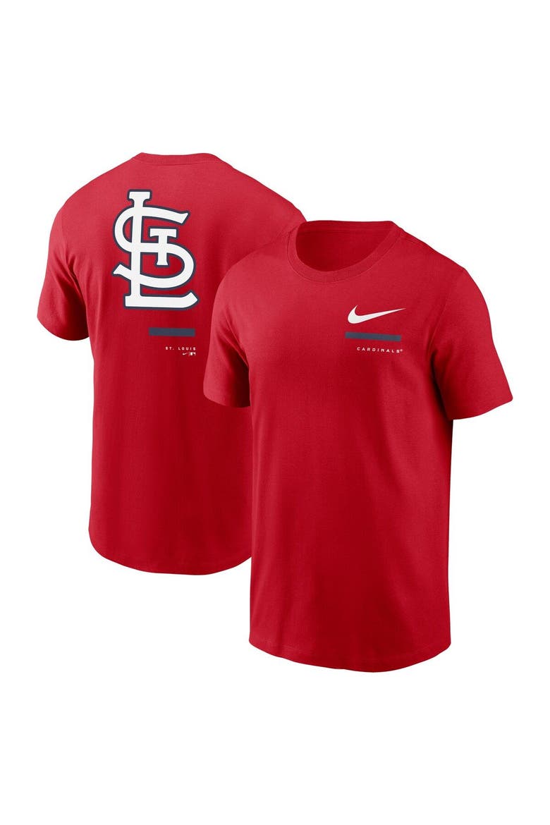 Men's Nike Red St. Louis Cardinals Over the Shoulder T-Shirt, Main, color, Red