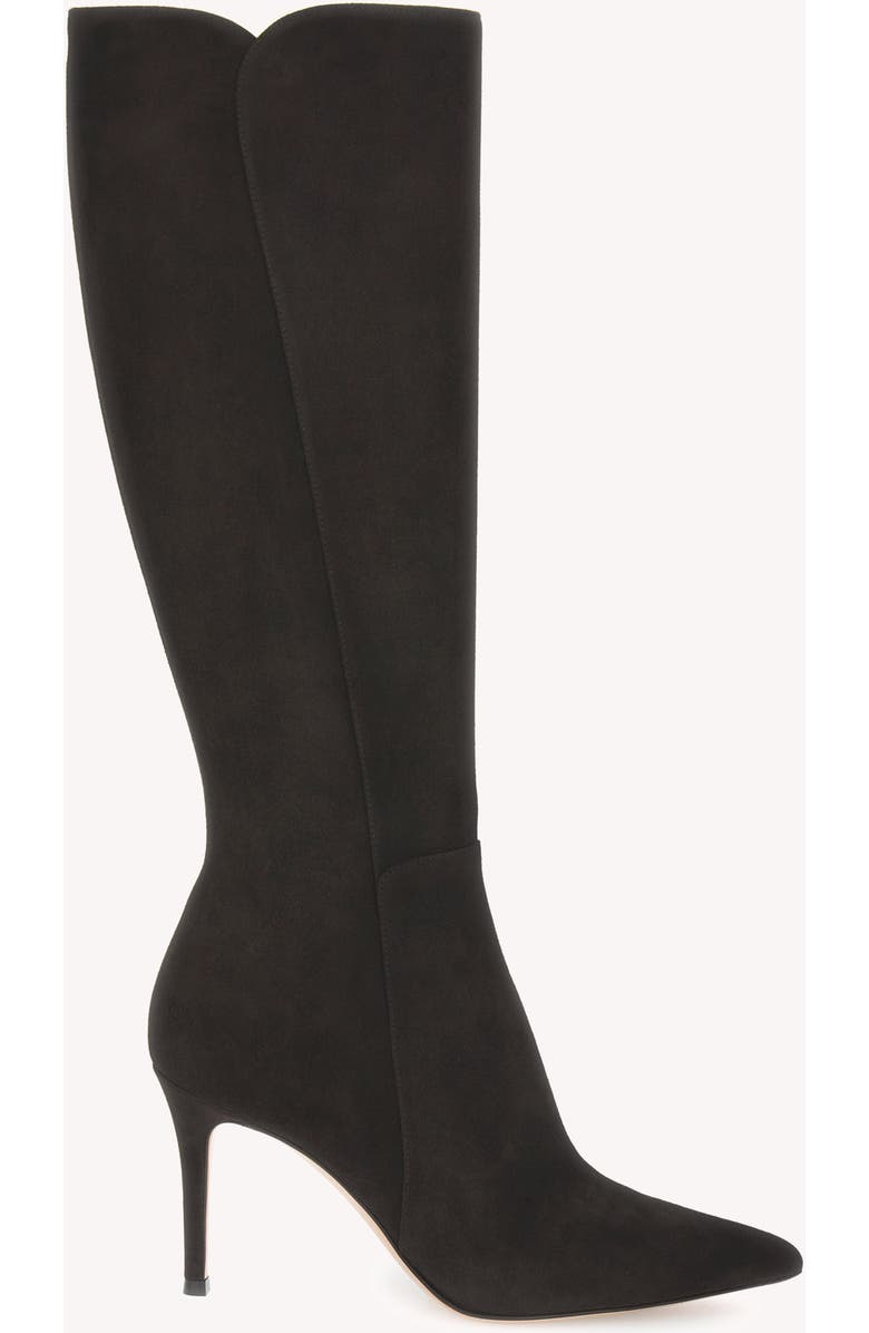 Gianvito Rossi Levy Boot, Main, color, Brown Suede Leather