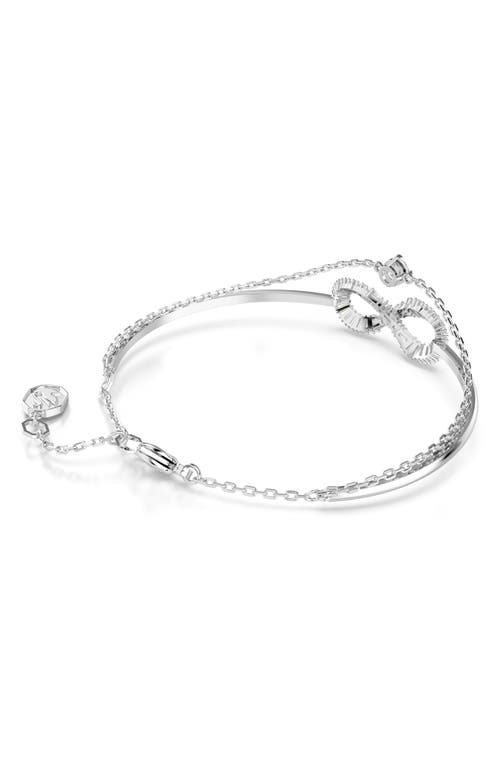 Swarovski Hyperbola Layered Bracelet In White