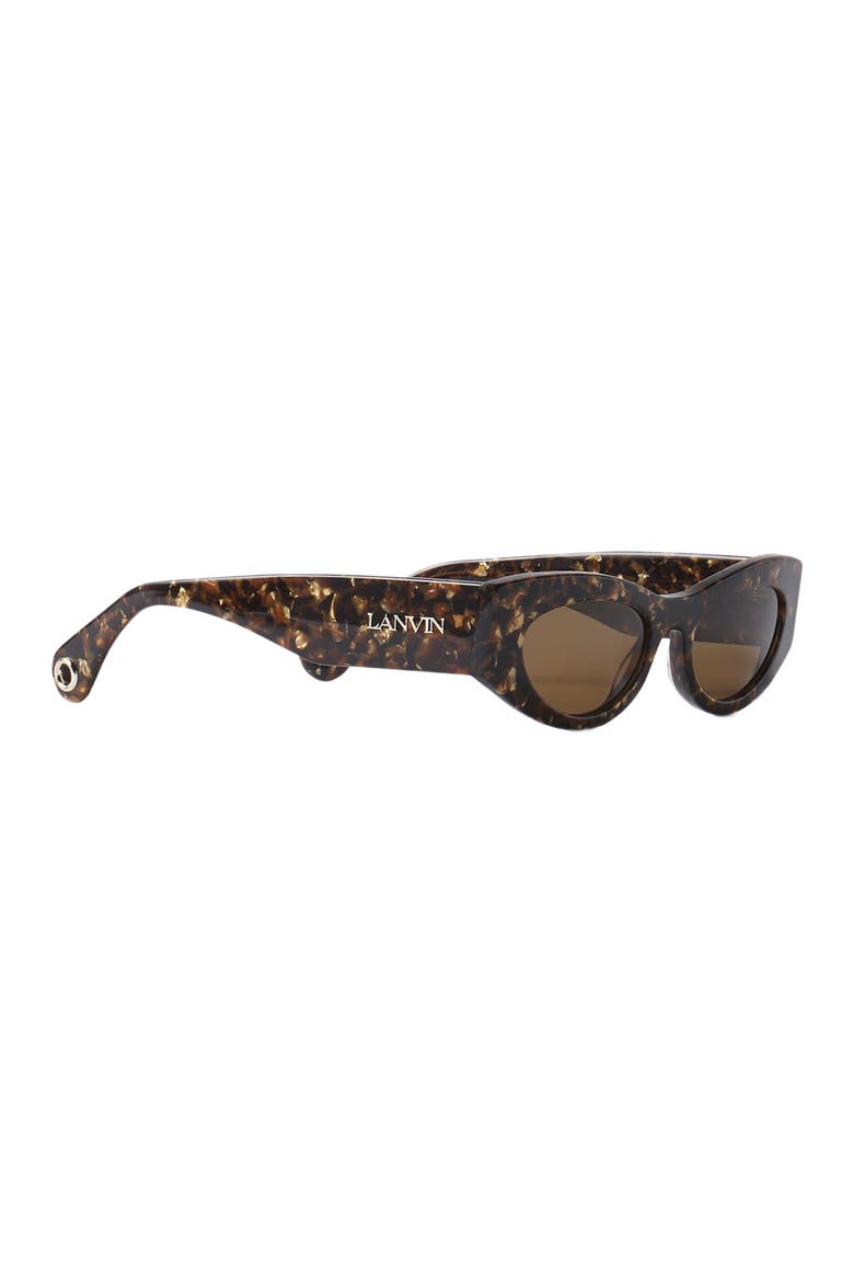 Logo Sunglasses, Alternate, color, GOLD/BROWN