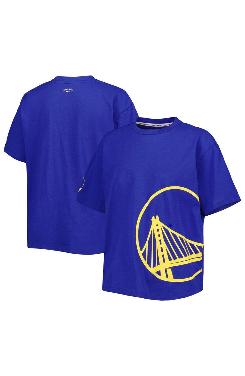 TOMMY JEANS Women's Tommy Jeans Royal Golden State Warriors Bianca T-Shirt, Main, color, Royal