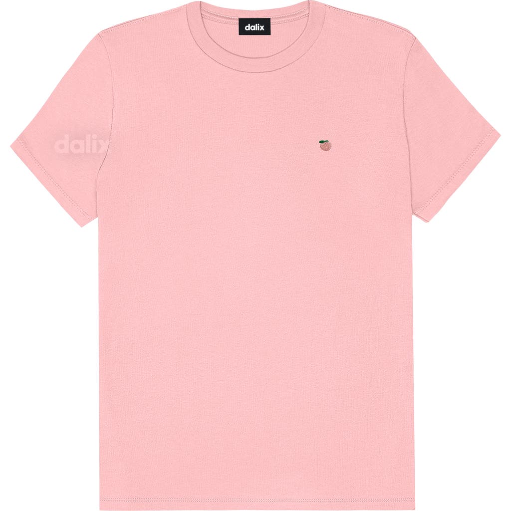 Dalix Womens Lil Peach Jersey Tee In Pink