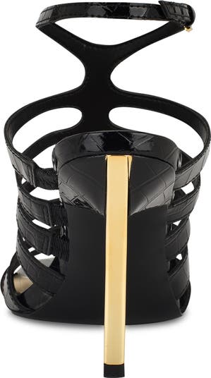 【NINE WEST】Saleen ケージ ストラップ サンダル Saleen Caged Strappy Sandals – Nine West