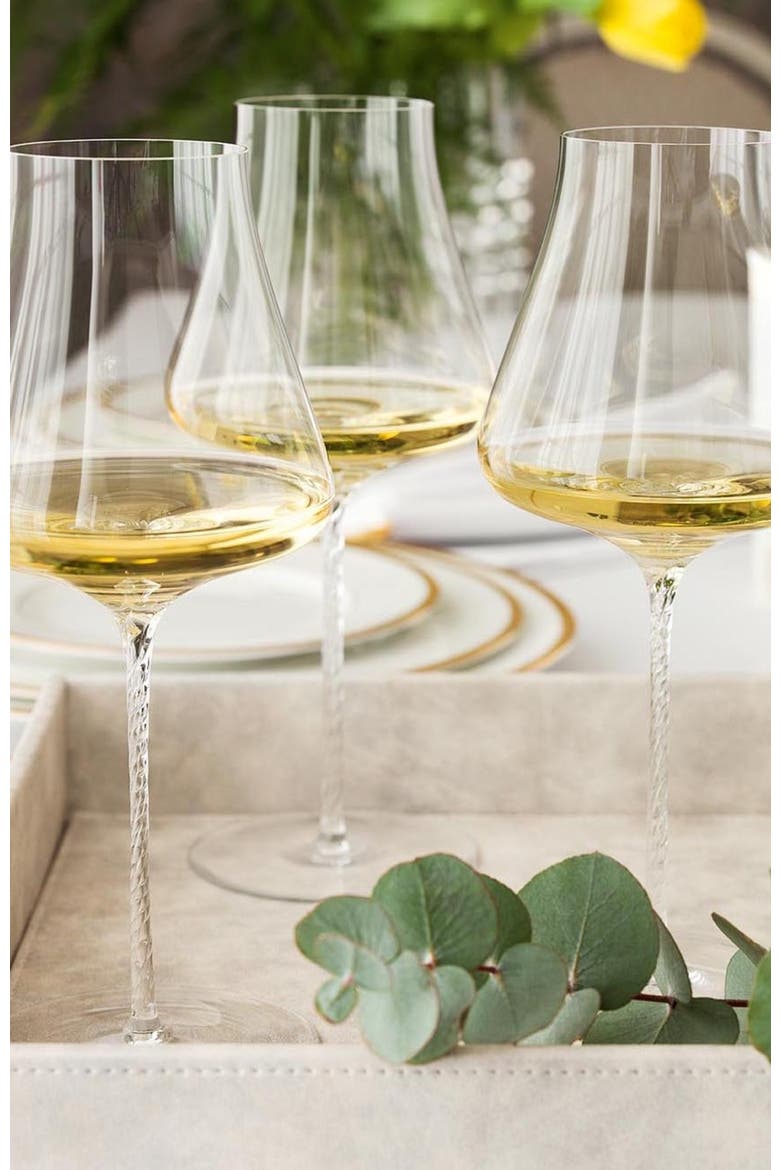 Roanna Wine Glasses, Alternate, color, White