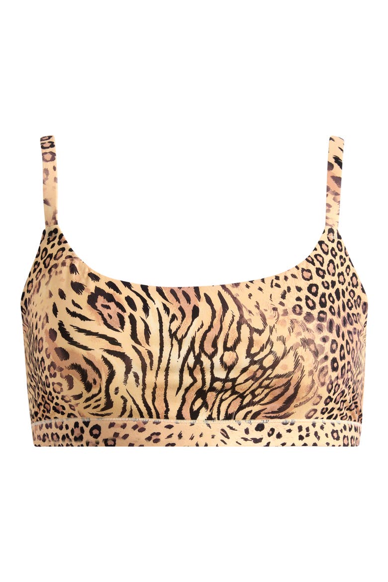 Fits Everybody Scoop Bralette, Alternate, color, SAND MULTI ANIMAL