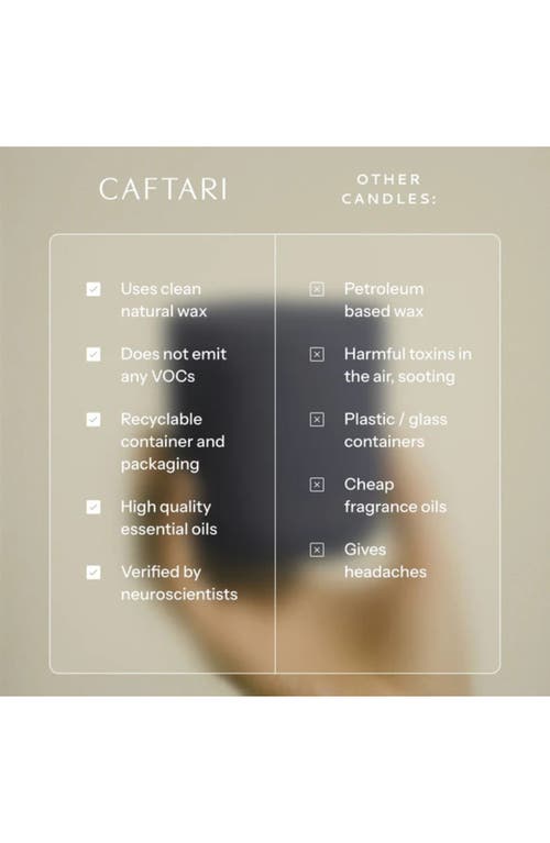 Caftari Nidra Sleep Candle In Black