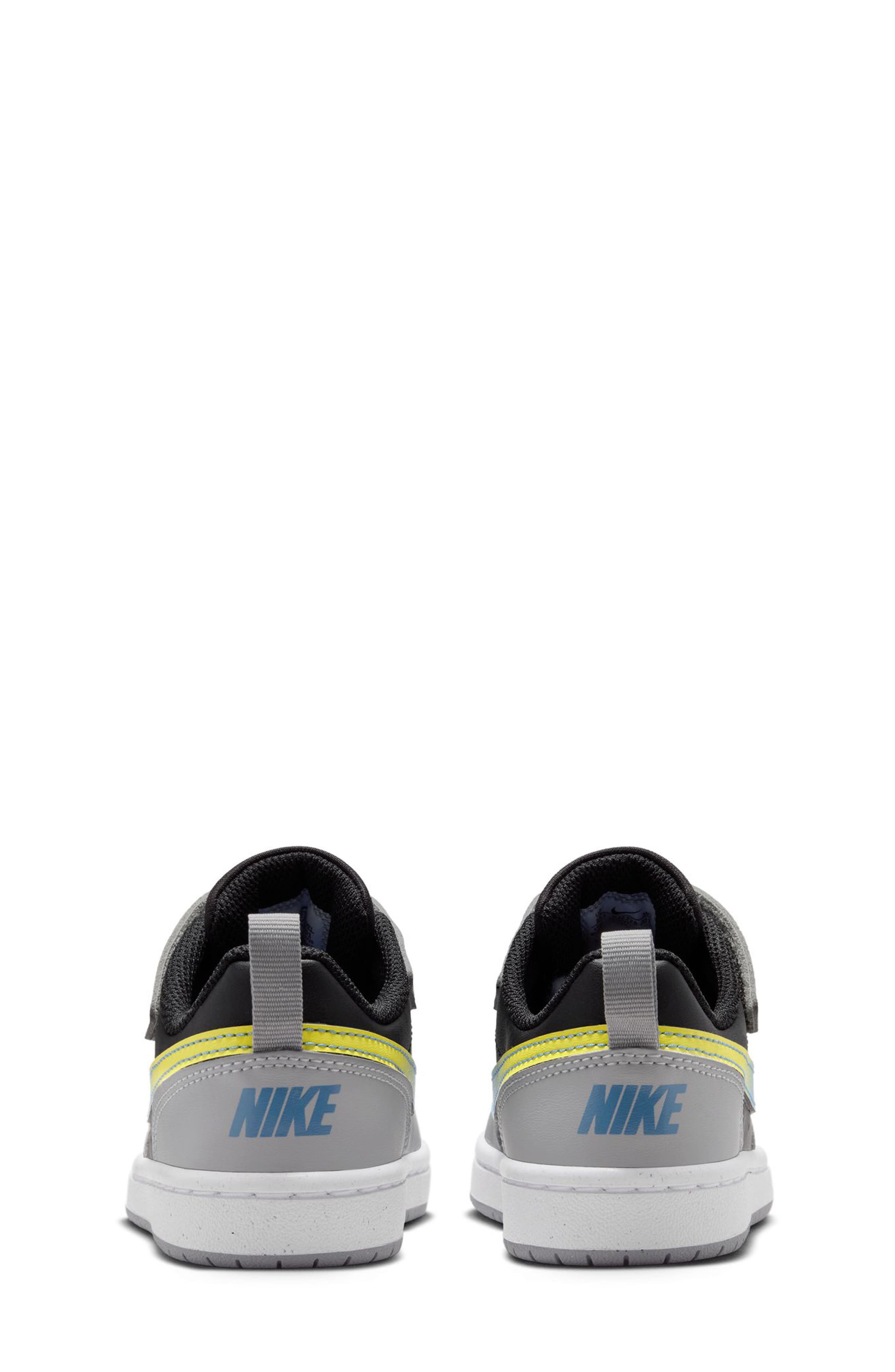 Nike Kids' Court Borough Low Recraft Sneaker, Alternate, color, Black/ Dutch Blue/ Light Grey