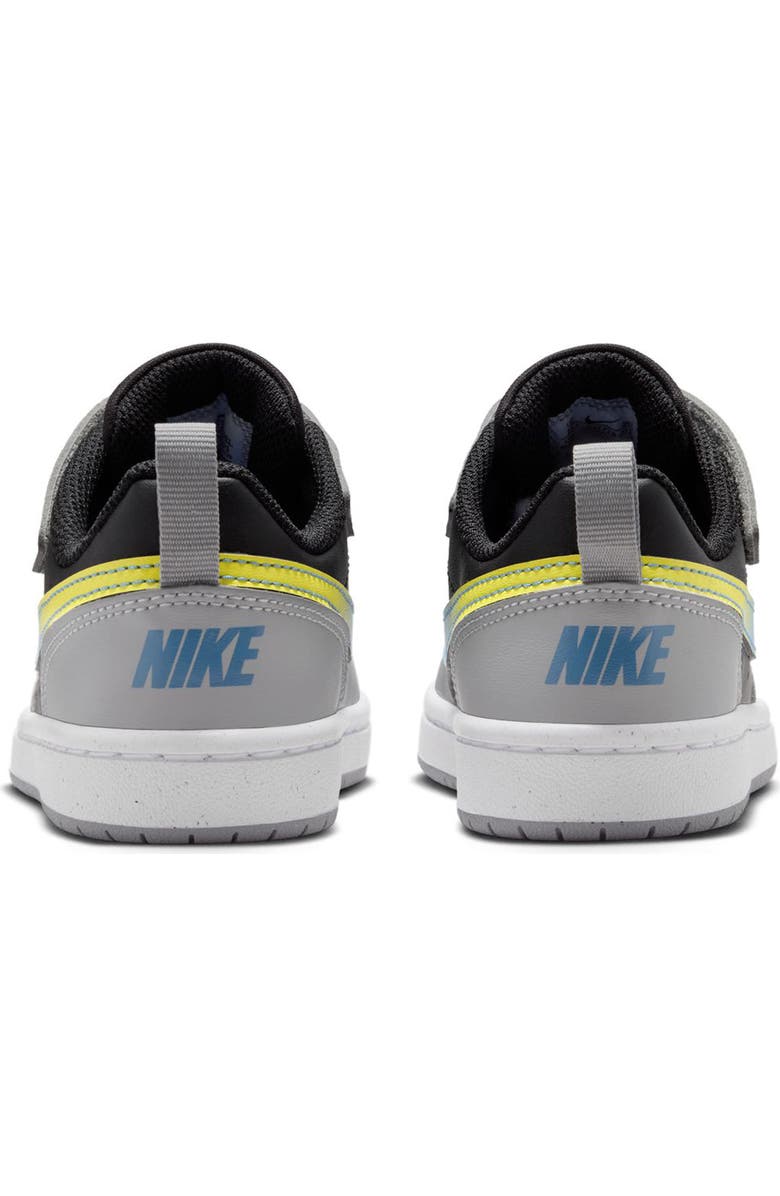 Nike Kids' Court Borough Low Recraft Sneaker, Alternate, color, Black/ Dutch Blue/ Light Grey