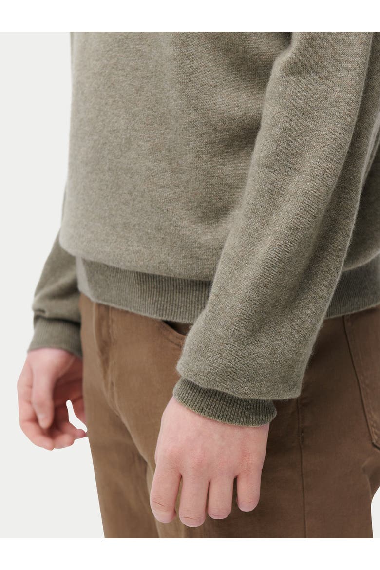 Essential Crewneck Cashmere Sweater, Alternate, color, vetiver