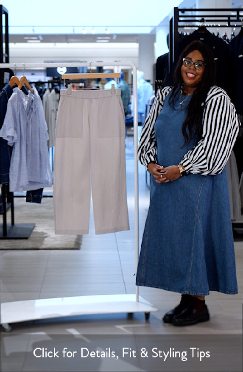 Stretch Organic Cotton Crop Pants, sales video thumbnail