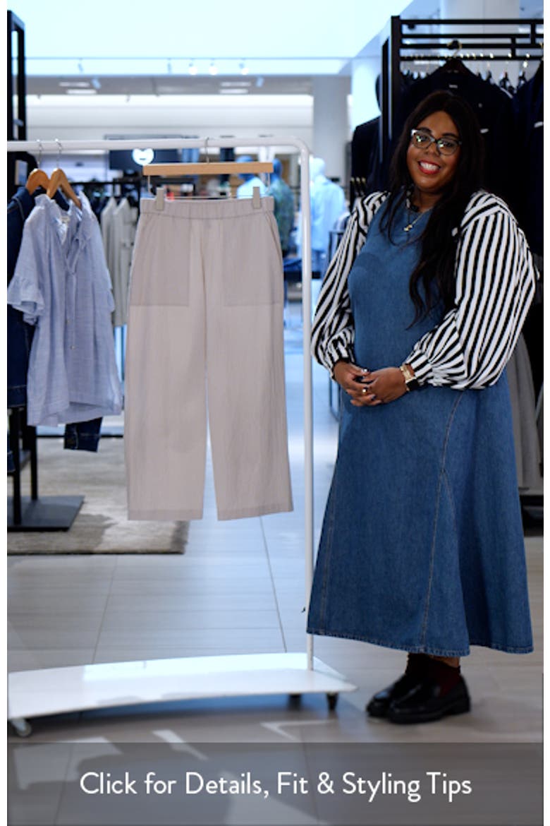 Stretch Organic Cotton Crop Pants video