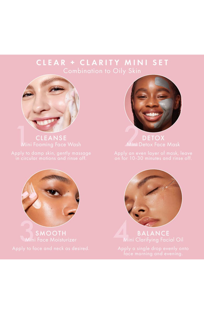 Kylie Cosmetics Kylie Skin Clear & Clarify Travel Set, Alternate, color, 