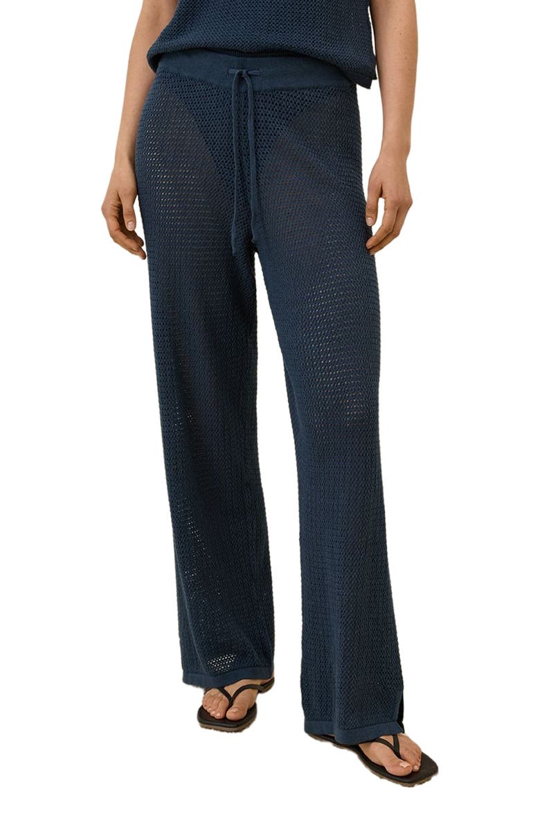 Pact Beachside Linen Pant Made with Organic Cotton, Alternate, color, French Navy