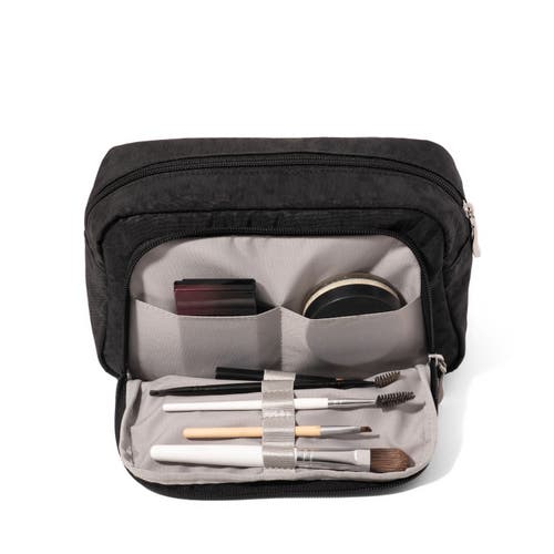 Baggallini Pocket Cosmetic Bag With Brush Organization