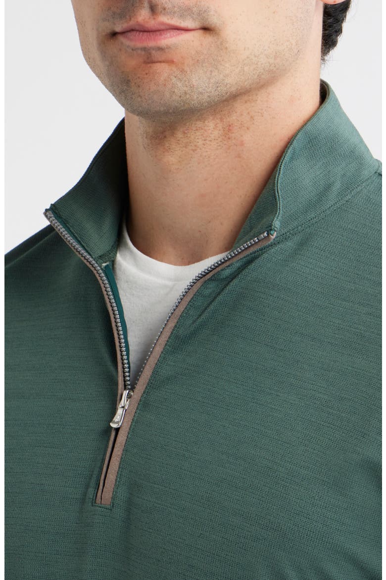 Quarter Zip Pullover, Alternate, color, EVERGREEN