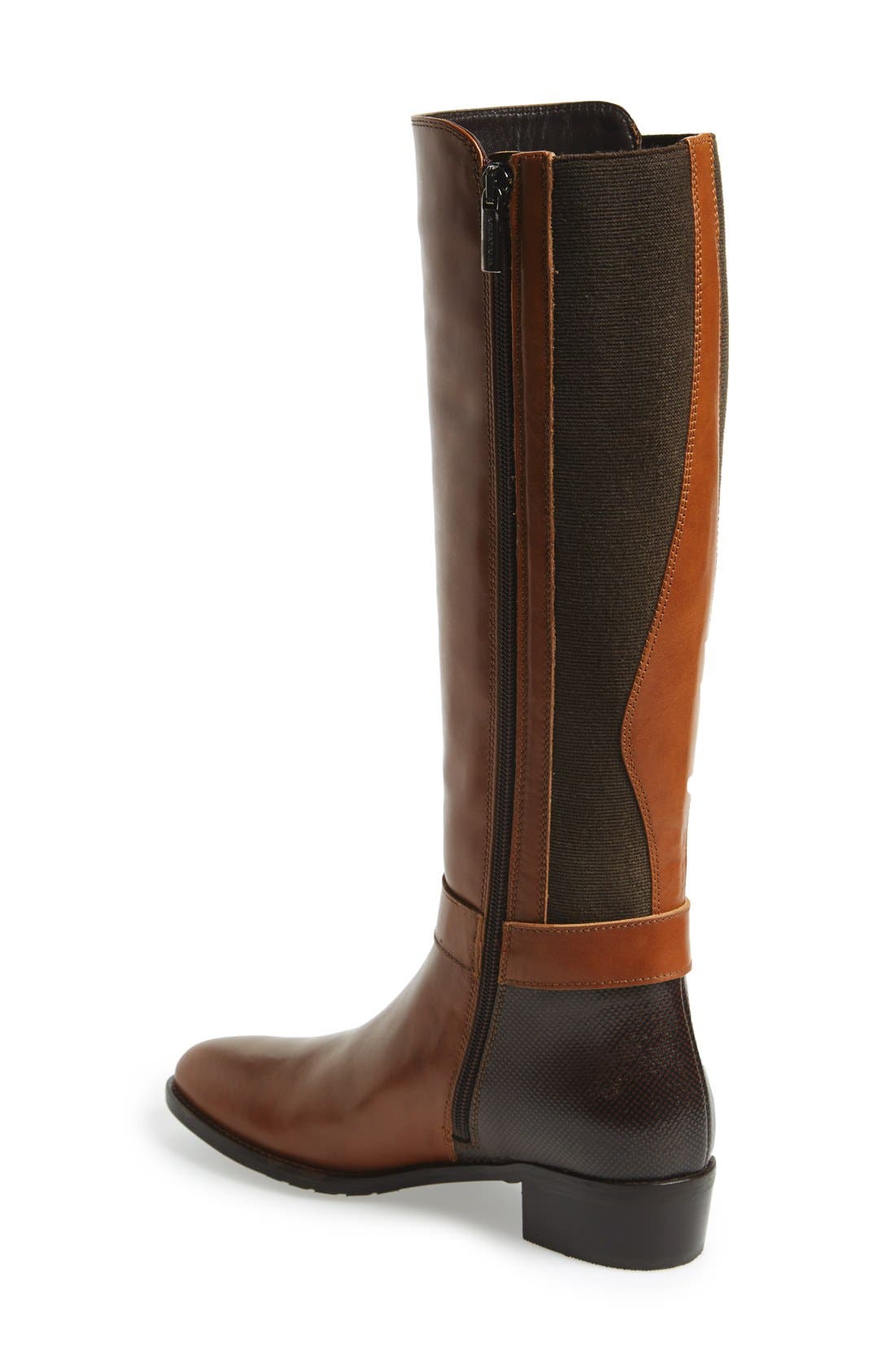 'Olita' Weatherproof Riding Boot (Nordstrom Exclusive), Alternate, color, LUGGAGE LEATHER
