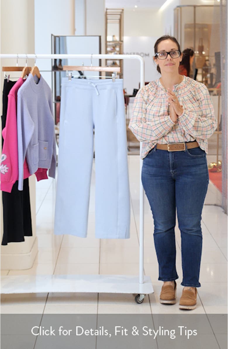 Kids' YPB Neoknit Wide Leg Sweatpants, sales video thumbnail