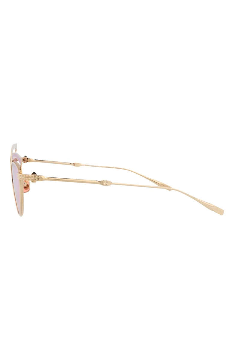 Valentino 55mm Cat Eye Sunglasses, Alternate, color, Gold Gold Pink