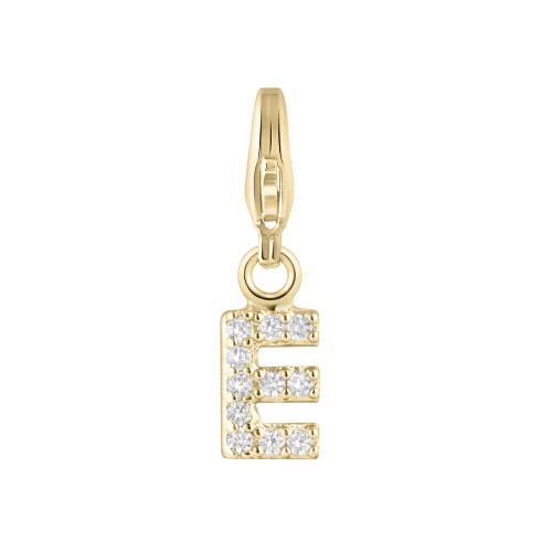 Electric Picks Initial Charm In Gold - E