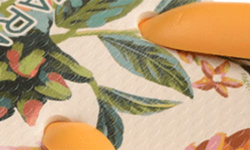 Havaianas X Farm Rio Fresh Fruit Flip Flop In Yellow