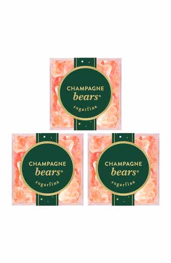 sugarfina Champagne Bears Set of 3 Candy Cubes