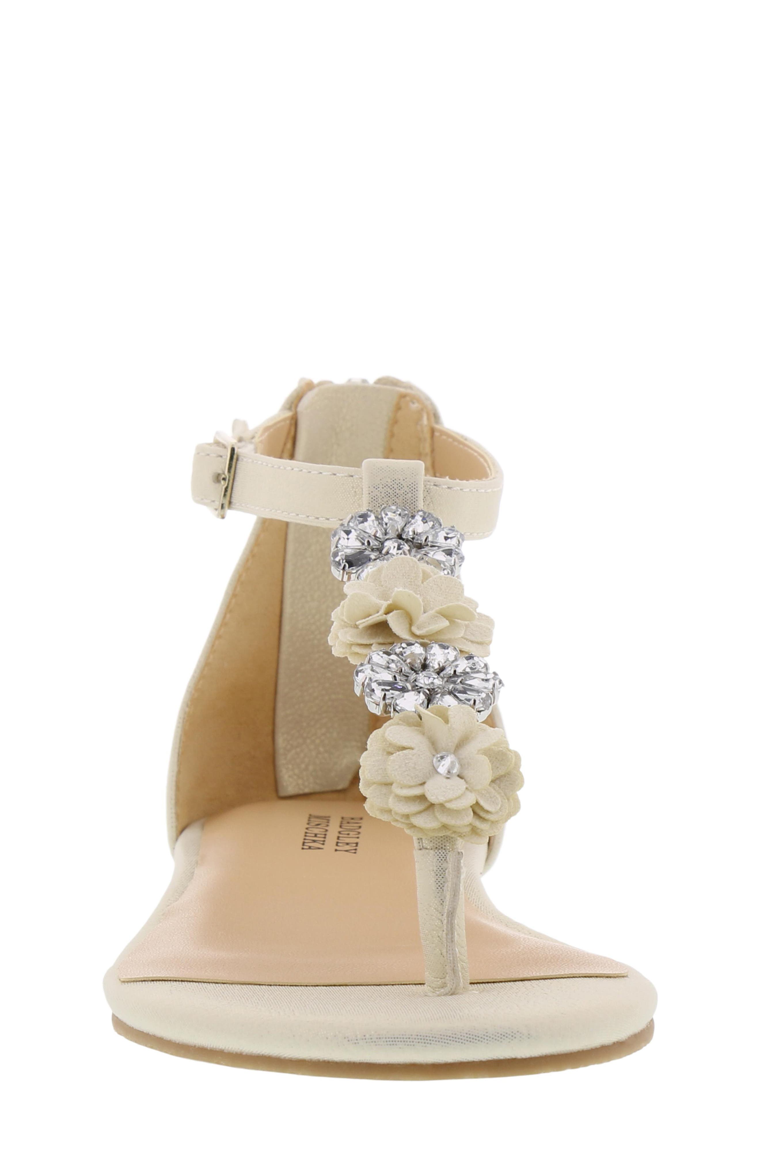 Badgley Mischka Collection Badgley Mischka Cara Sky Embellished Sandal, Alternate, color, 