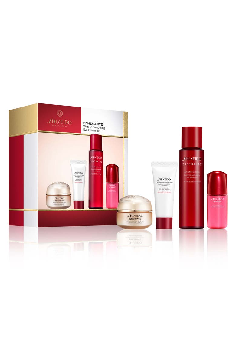 Benefiance Wrinkle Smoothing Eye Cream Set $146 Value, Main, color, NO COLOR