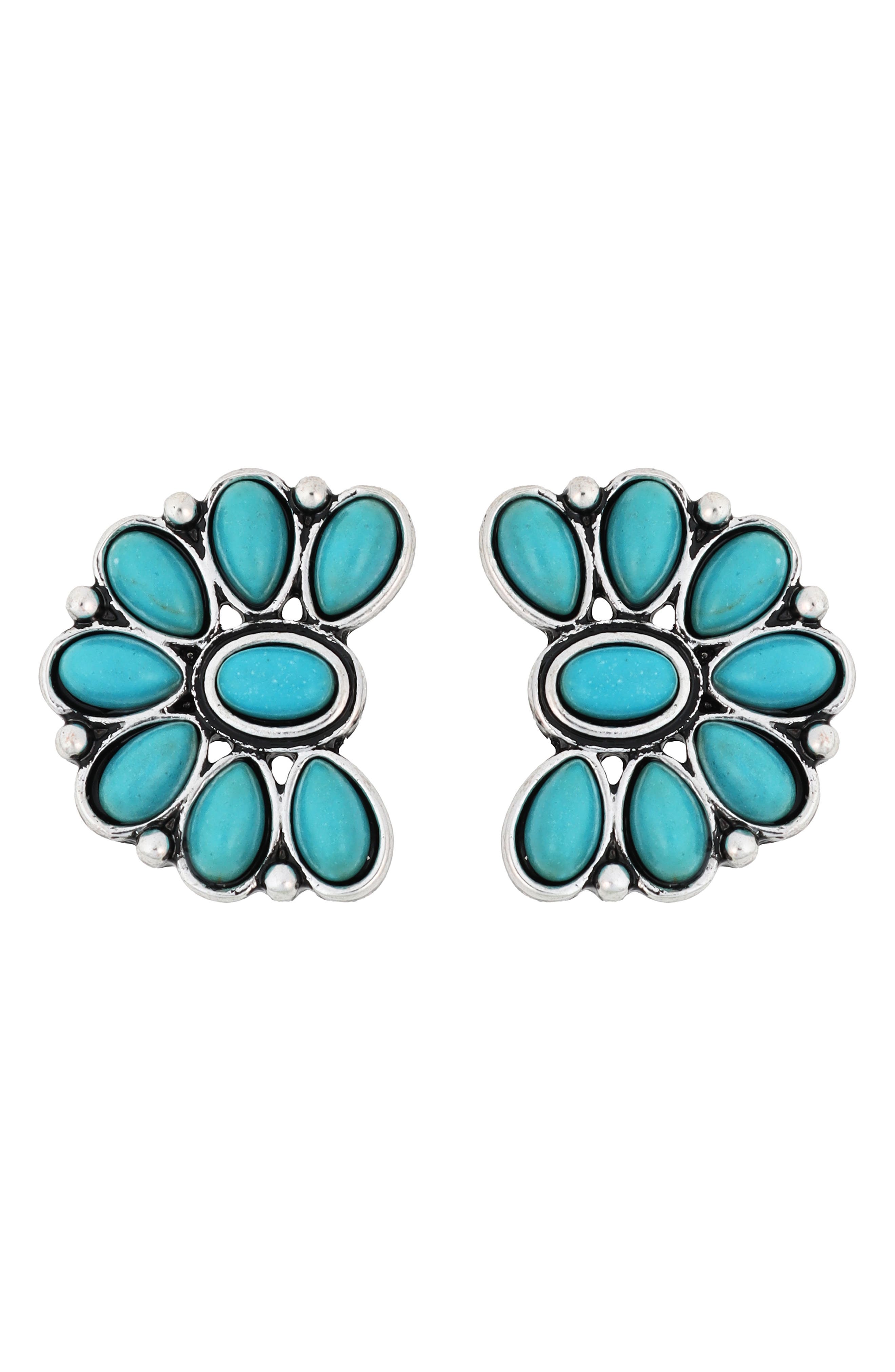 Panacea Western Turquoise Earrings