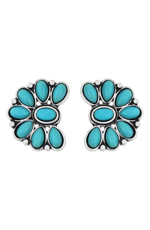 Western Turquoise Earrings