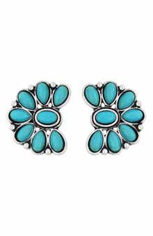 Panacea Western Turquoise Earrings