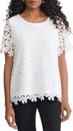 Jones New York Floral Lace Top