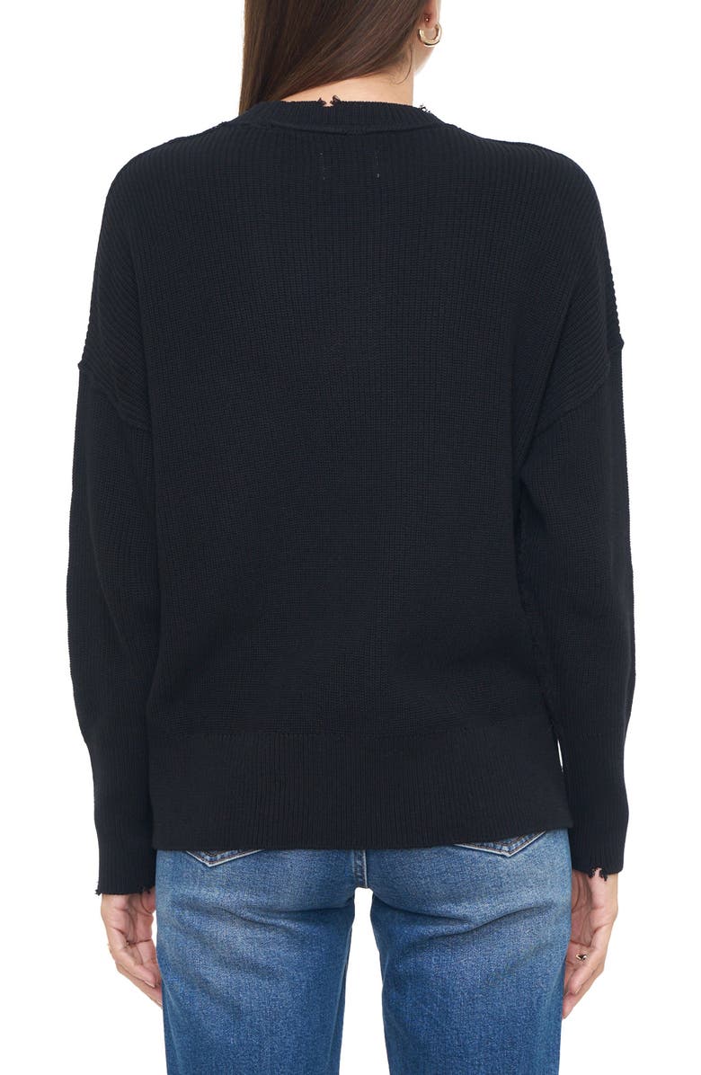 Pistola Darya Distressed Cotton Sweater, Alternate, color, 