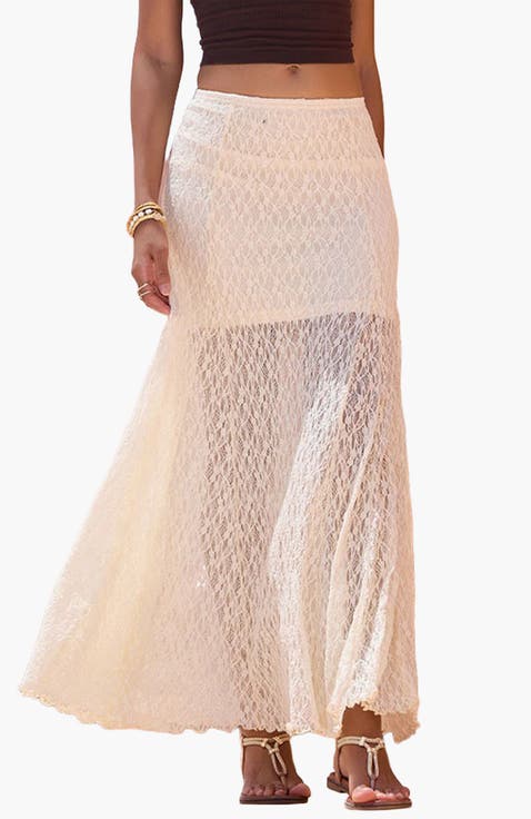 Lace Maxi Skirt