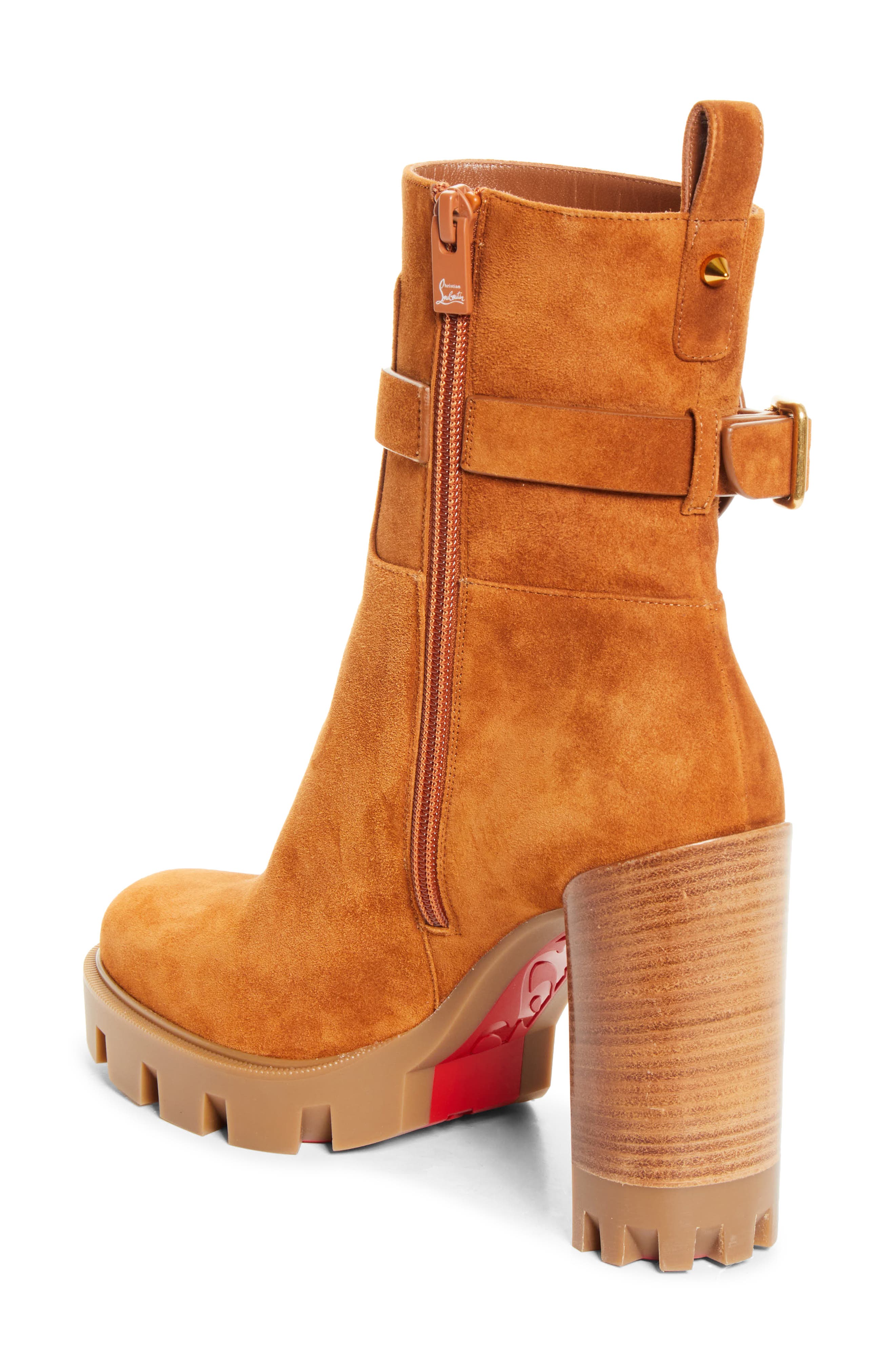 Dianouchette Leather Lug Boot, Alternate, color, 728K TOSCAN