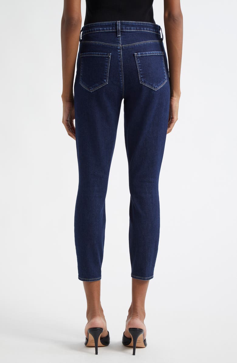 L'AGENCE Margot High Waist Crop Skinny Jeans, Alternate, color, Stanton