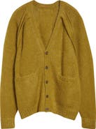 Undercover Mohair & Wool Blend V-Neck Cardigan