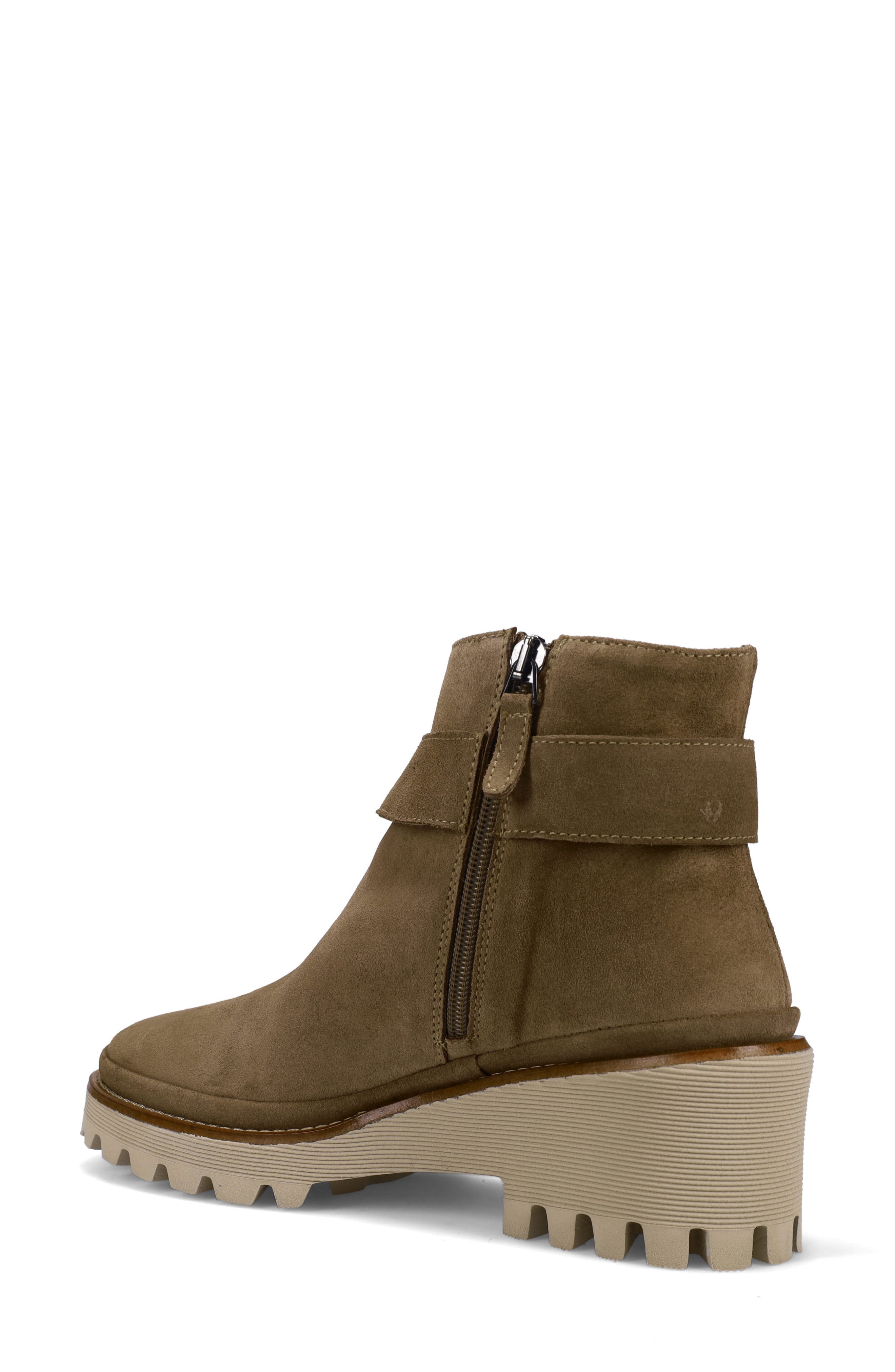 Ron White Elodie Buckle Lugged Sole Bootie, Alternate, color, Mink