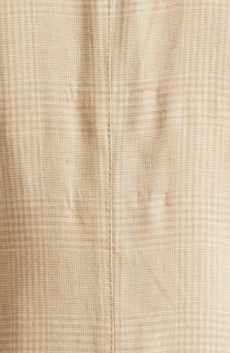 Eleventy Glen Plaid Soft Sport Coat, Alternate, color, Coriander