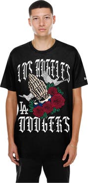 New Era Men's New Era Black Los Angeles Dodgers Lifestyle Blessed Aesthetic T-Shirt